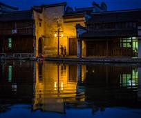 水乡夜色