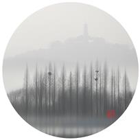 情迷石湖烟雨中