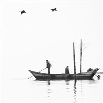 《孤舟大雁飞》