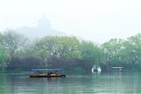 烟雨西湖