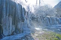九寨冬景冰瀑
