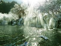 九寨箭竹海冰瀑