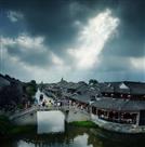 水乡霞光
