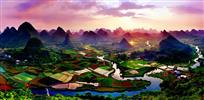 翠屏风光