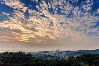 宝积山夕照