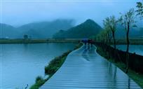 烟雨大九湖