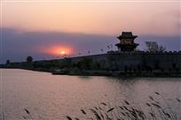 夕阳映广府