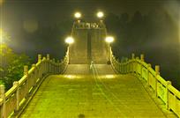 边城大桥夜色