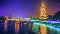 里运河畔夜景