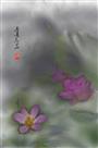画意荷花