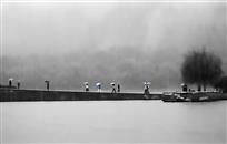 烟雨西湖