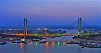 五河口大桥之夜