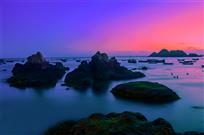 港湾暮色