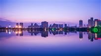水上城市夜色美