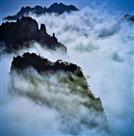 烟云峰壑黄山峻