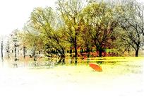 《梦中的红雨伞》