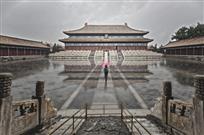 雨中太庙