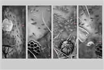 蛙声十里出荷塘