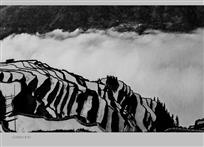 加榜梯田雾景