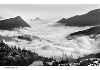加榜梯田水墨风光