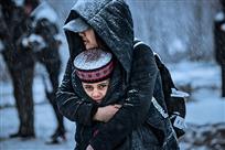 雪中亲情