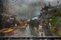 雨中秦淮
