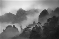 水墨黄山
