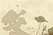 微风摇紫叶  池面泛涟漪