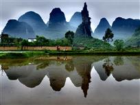 镜像山水
