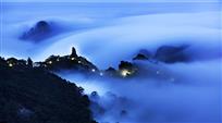 流云映夜色