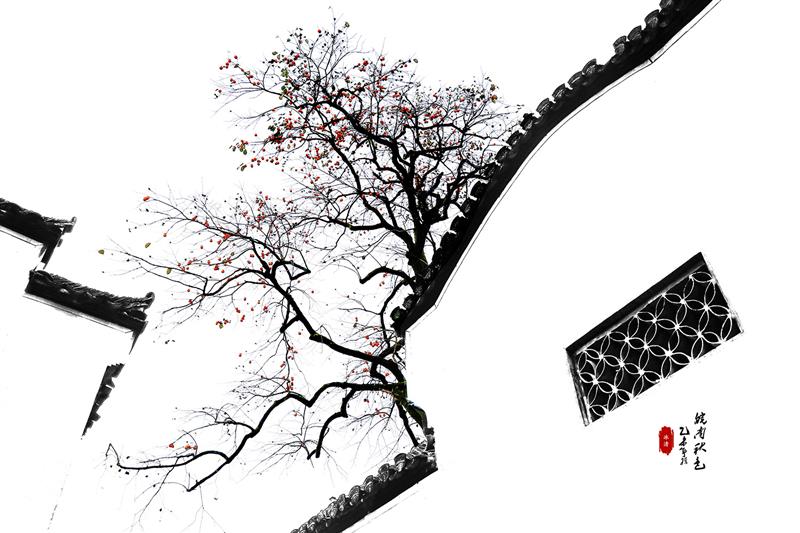 上一页 下一页 作品名称: 皖南深秋  作品描述: 皖南深秋的徽派建筑