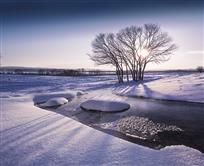 《塞上映斜阳》