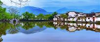 油彩宏村