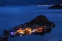 泸沽湖夜色