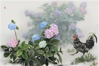 《绣球花》