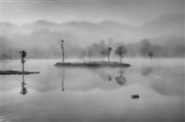 水墨天堂湖