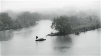 孤舟烟雨