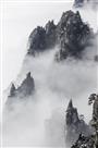 墨色写意大黄山