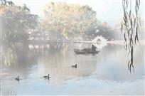 《宏村秋雾》