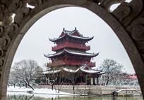 《雪映清江浦》