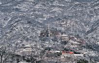 《雪霁花果山》