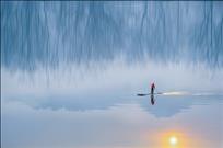 小小竹排江中游