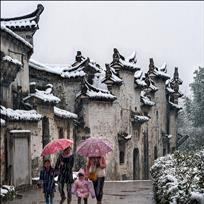 《冬日河阳古村》