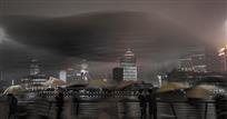 雨夜外滩