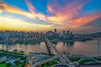 《夕照黄花园大桥》