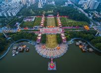 千灯湖的黄昏