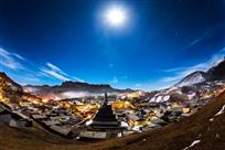 郎木寺夜色