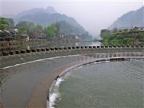 烟雨柳江
