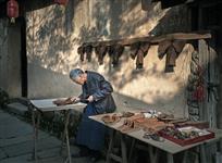 《簑衣老人》