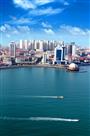 青岛前海湾风光
